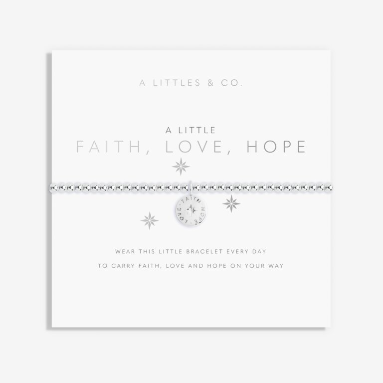 A Little Faith Love Hope Bracelet