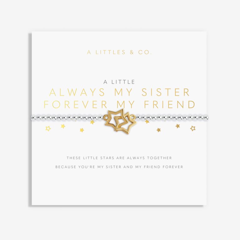 A Little 'Always My Sister, Forever My Friend' Bracelet