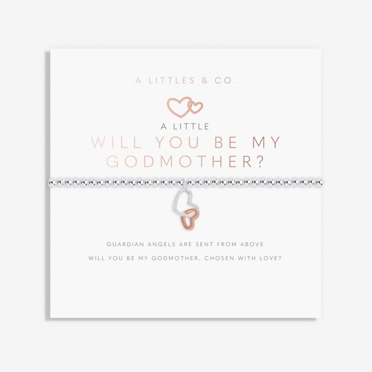 A Little 'Will You Be My Godmother' Bracelet