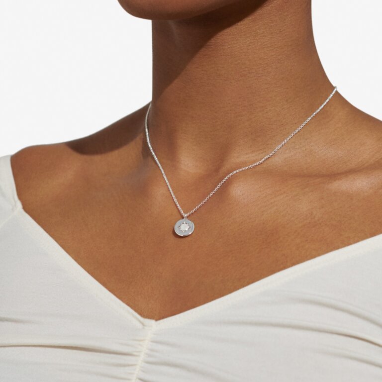 Birthstone A Little Necklace 'April' Rock Crystal