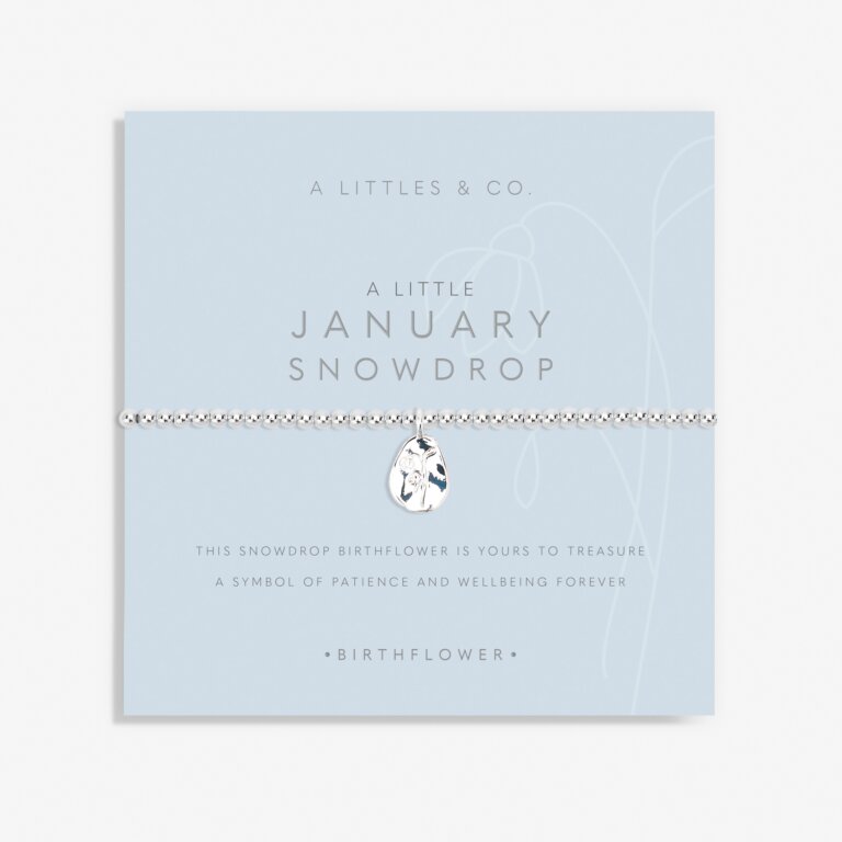 Birthflower A Little 'January' Snowdrop Bracelet