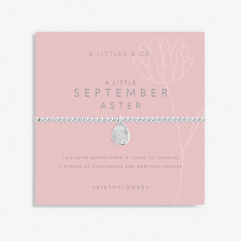 Birthflower A Little 'September' Aster Bracelet