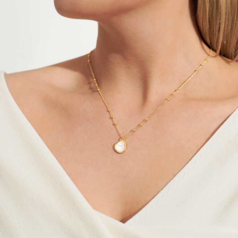 My Moments 'Just For You Beautiful Friend' Necklace in Gold-Tone Plating
