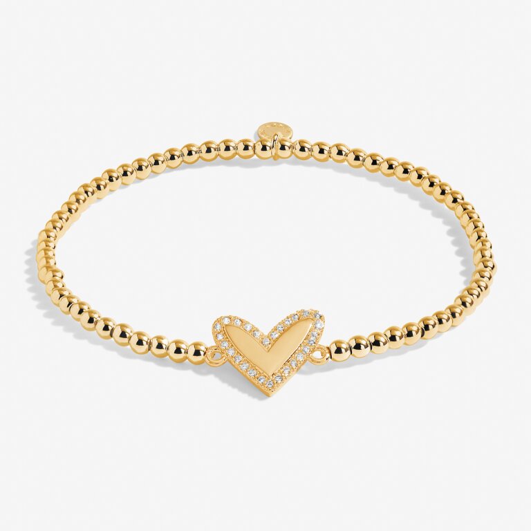 A Little 'Thankful' Bracelet in Gold-Tone Plating