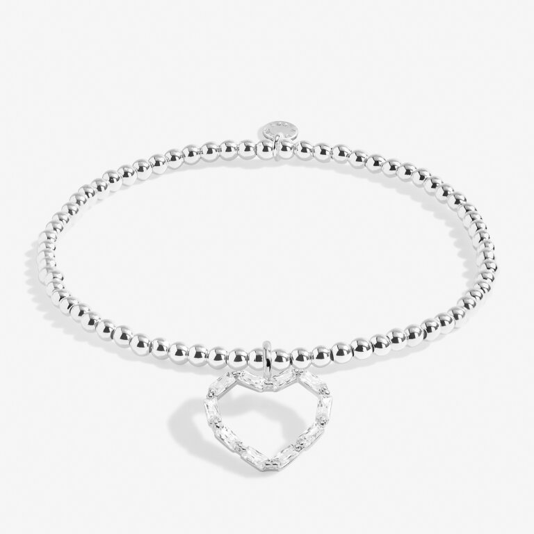 Christmas A Little 'Merry Christmas Fabulous Friend' Bracelet in Silver Plating