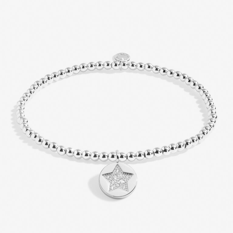 Christmas A Little 'Christmas Wishes' Bracelet in Silver Plating
