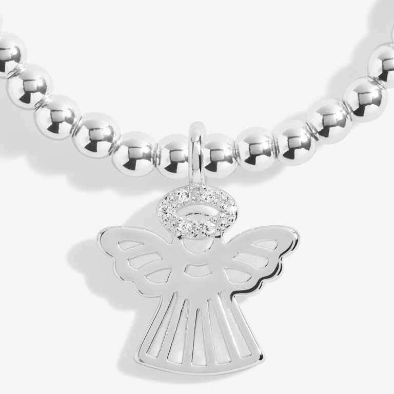 Christmas A Little 'Christmas Angel' Bracelet in Silver Plating