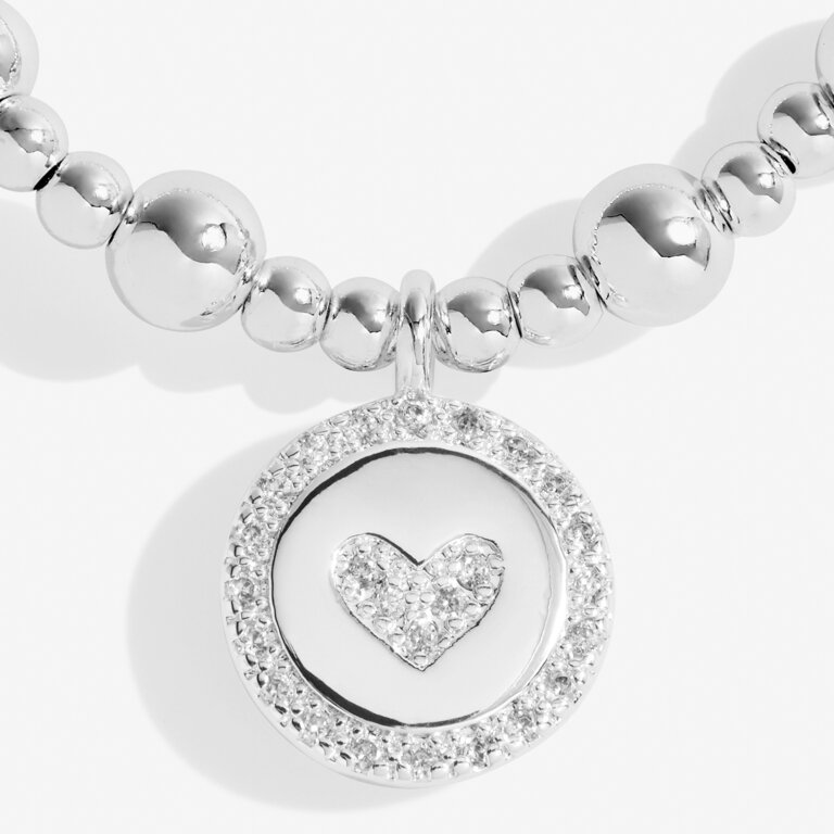 Life's A Charm 'Happy Birthday Sister' Bracelet in Silver Plating