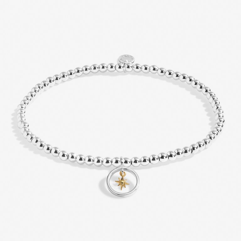 Beautifully Boxed A Little 'Friends Like You Are Far And Few' Bracelet in Silver Plating & Gold-Tone Plating