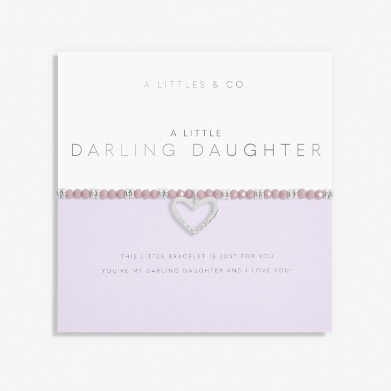 Live Life In Color A Little 'Darling Daughter' Bracelet in Silver Plating