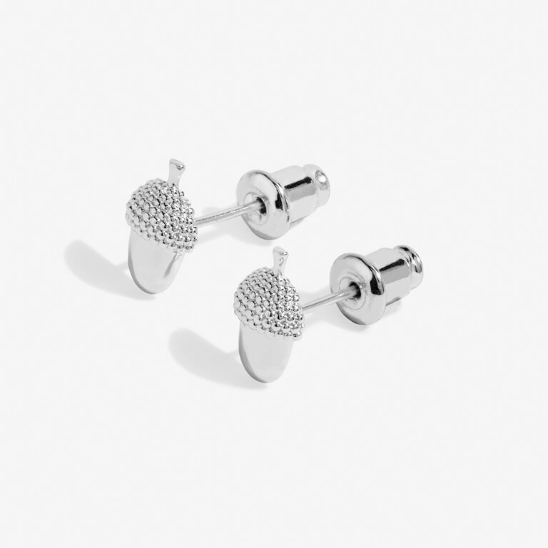 Beautifully Boxed 'Strength' Earrings in Silver Plating