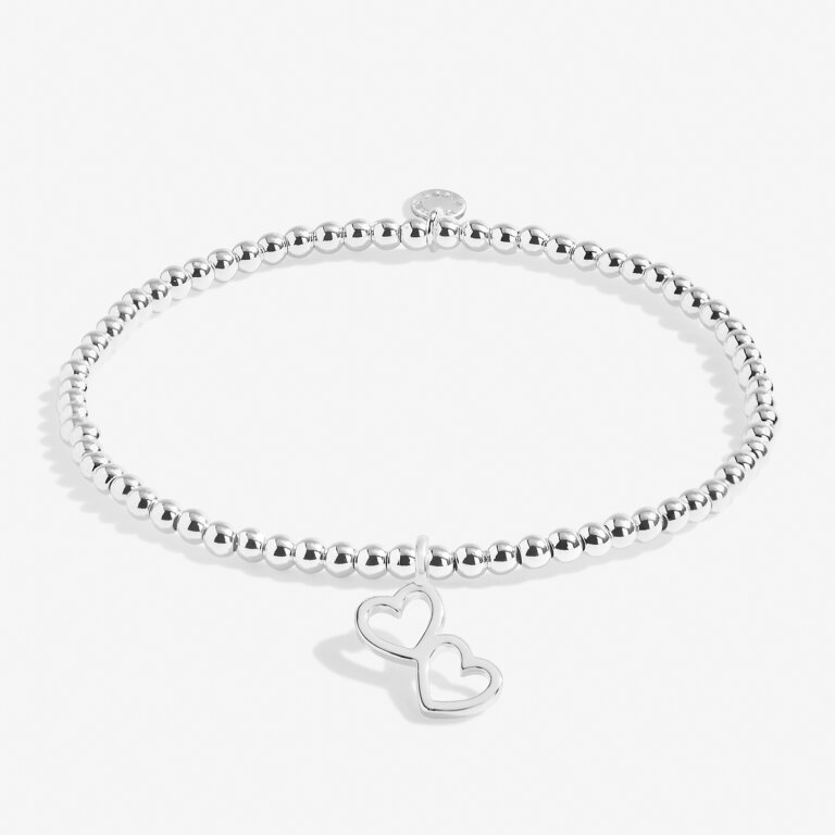 Christmas Gift Box 'Merry Christmas Friend' Bracelet in Silver Plating