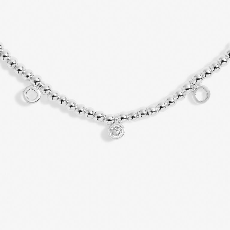 Stacks Of Style Organic Shape Bracelet Set in Silver Plating
