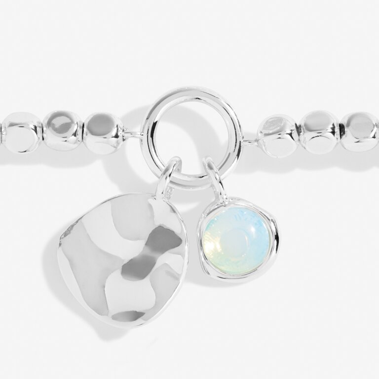 Spirit Stones Opalite Bracelet in Silver Plating