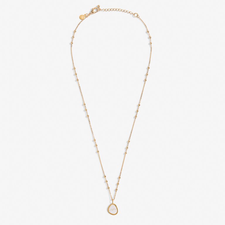 My Moments 'Just For You Wonderful Sister' Necklace in Gold-Tone Plating