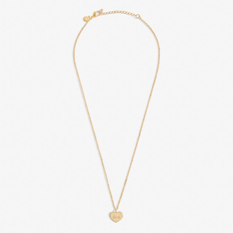 My Moments Christmas 'With Love This Christmas' Necklace in Gold-Tone Plating