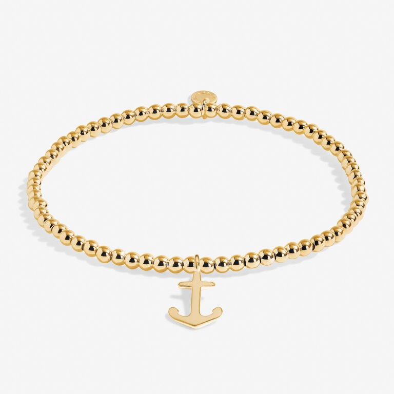 A Little 'Anchor' Bracelet in Gold-Tone Plating