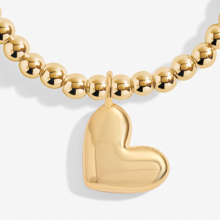 A Little 'Heart Of Gold' Bracelet in Gold-Tone Plating