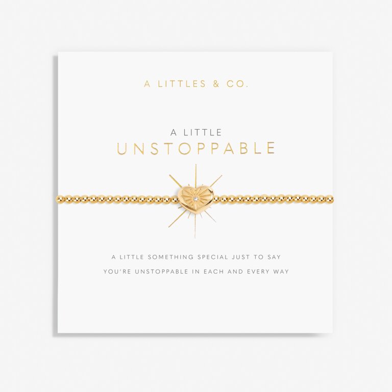 A Little 'Unstoppable' Bracelet in Gold-Tone Plating