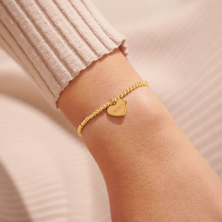 A Little 'Hugs And Kisses' Bracelet in Gold-Tone Plating