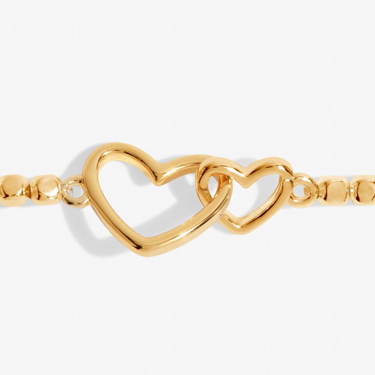 Forever Yours 'You Are Always In My Heart' Bracelet in Gold-Tone Plating