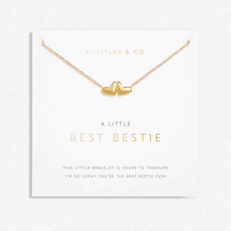 A Little 'Best Bestie' Necklace in Gold-Tone Plating