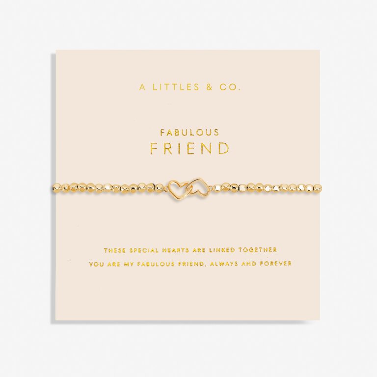 Forever Yours 'Fabulous Friend' Bracelet in Gold-Tone Plating