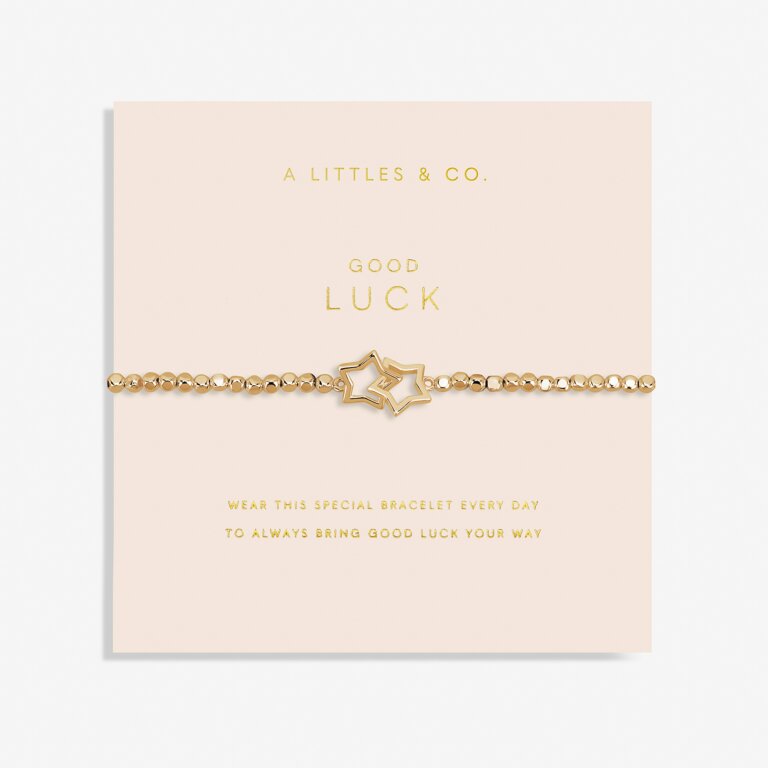 Forever Yours 'Good Luck' Bracelet in Gold-Tone Plating