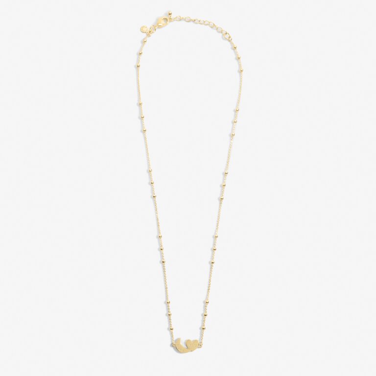 Forever Yours 'Love You To The Moon And Back' Necklace In Gold-Tone Plating