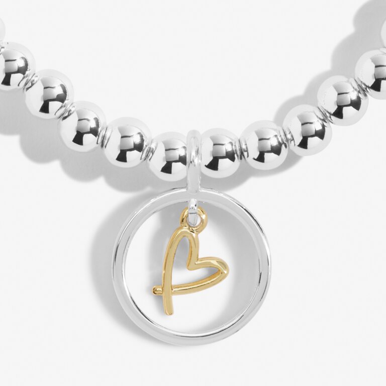 Boxed A Little 'Always My Daughter Forever My Friend' Bracelet In Silver Plating And Gold-Tone Plating