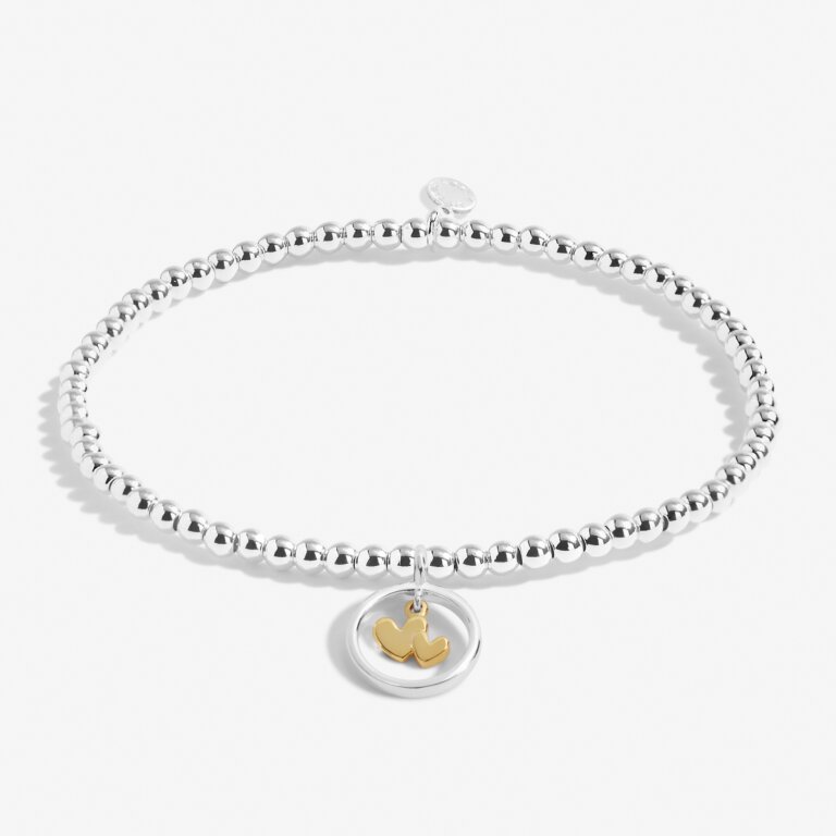 Boxed A Little 'Congratulations Mommy To Be' Bracelet In Silver Plating And Gold-Tone Plating