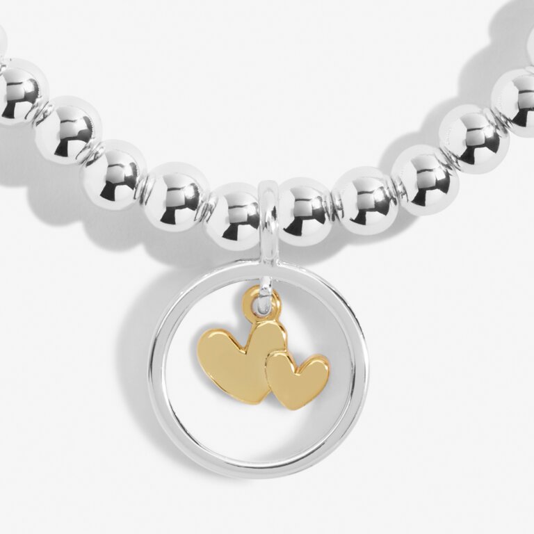 Boxed A Little 'Congratulations Mommy To Be' Bracelet In Silver Plating And Gold-Tone Plating