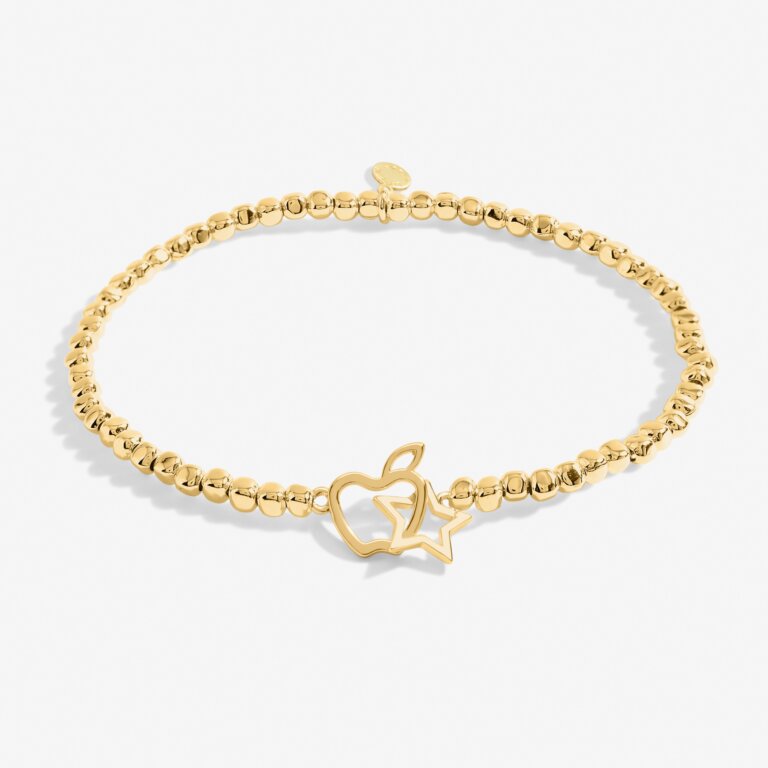 Forever Yours 'Thank You Teacher' Bracelet In Gold-Tone Plating