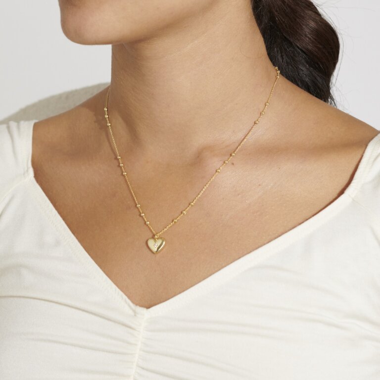 Mother's Day A Little 'First My Mom Forever My Friend' Necklace In Gold-Tone Plating