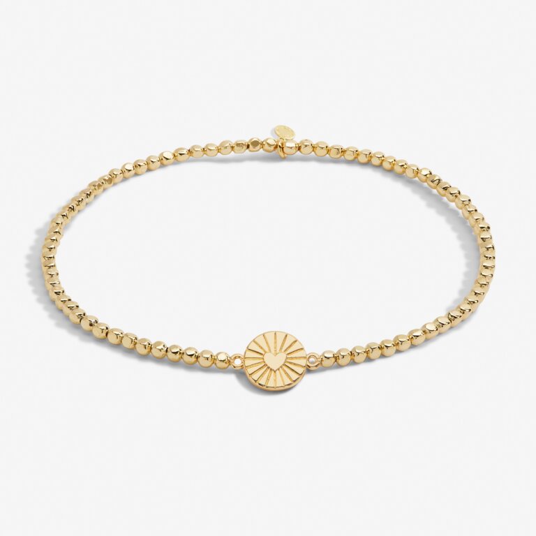 Heart Anklet In Gold-Tone Plating