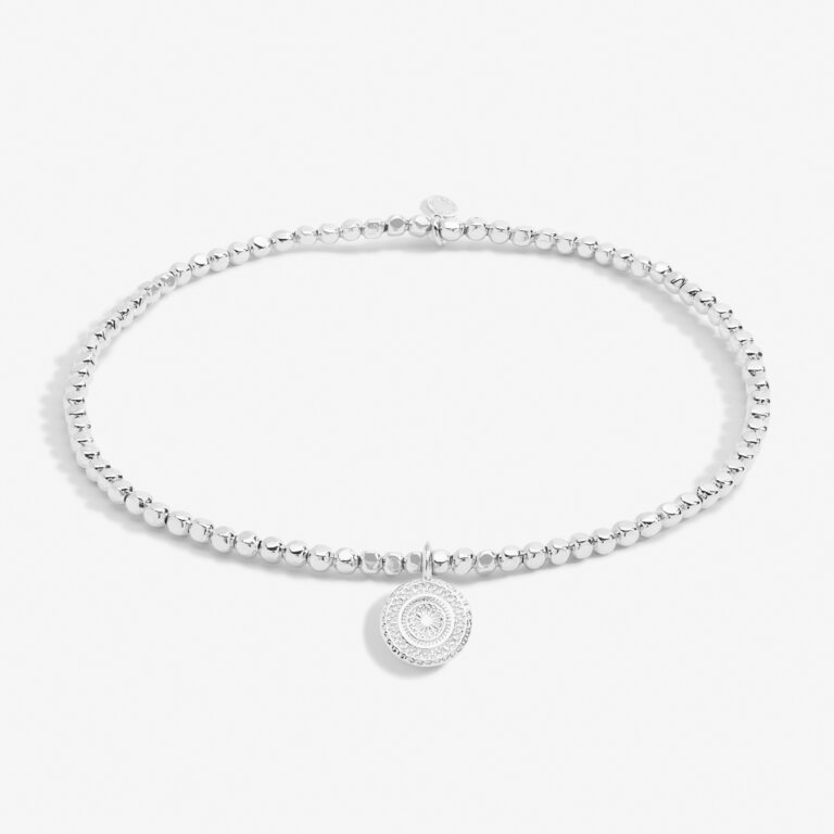 Coin Anklet In Silver Plating