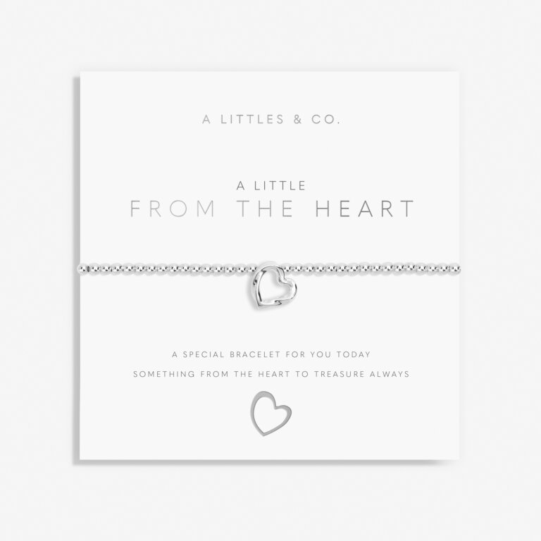 A Little 'From The Heart' Bracelet In Silver Plating