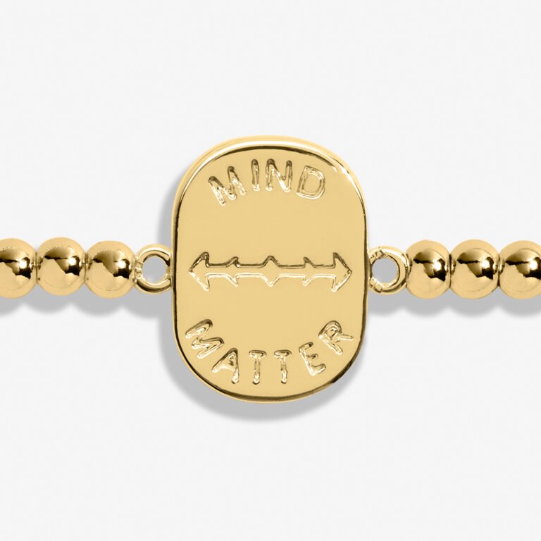 A Little 'Mind Over Matter' Bracelet In Gold-Tone Plating