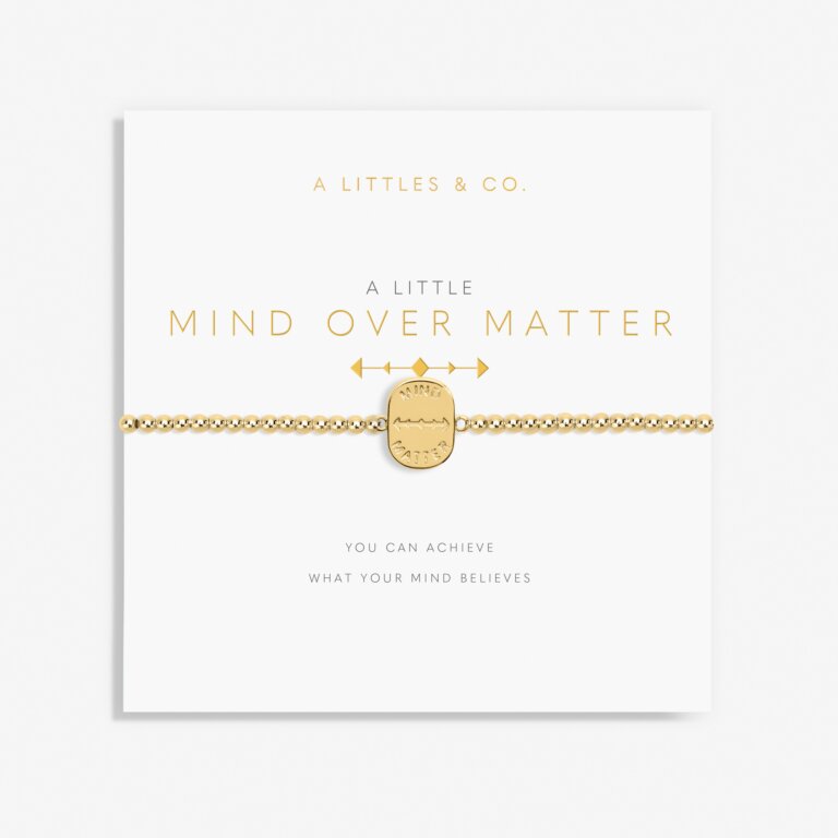 A Little 'Mind Over Matter' Bracelet In Gold-Tone Plating