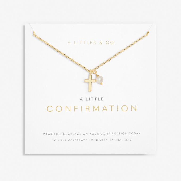 A Little 'Confirmation' Necklace In Gold-Tone Plating