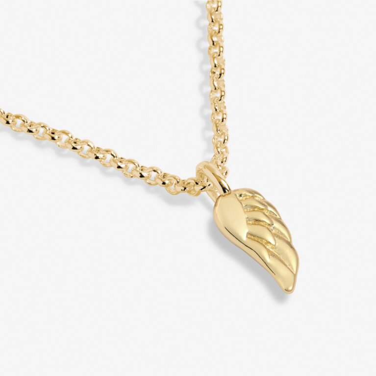 A Little 'Prayer' Necklace In Gold-Tone Plating