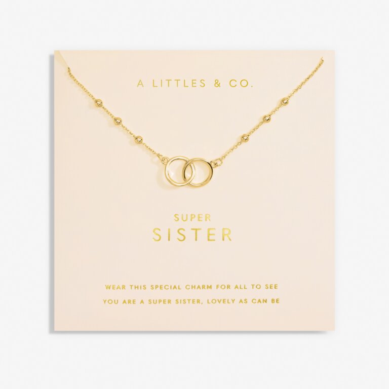 Forever Yours 'Super Sister' Necklace In Gold-Tone Plating
