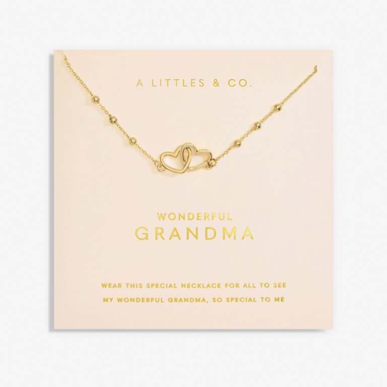 Forever Yours 'Wonderful Grandma' Necklace In Gold-Tone Plating
