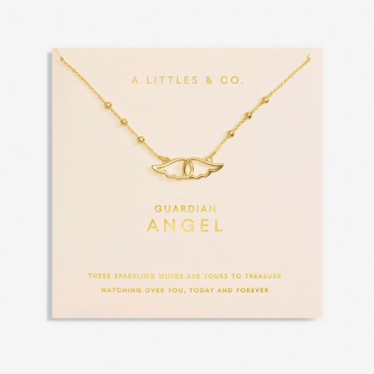 Forever Yours 'Guardian Angel' Necklace In Gold-Tone Plating