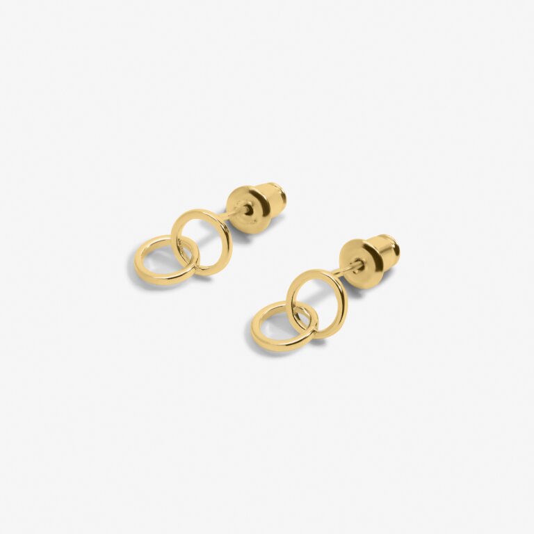 Forever Yours 'Super Sister' Earrings In Gold-Tone Plating