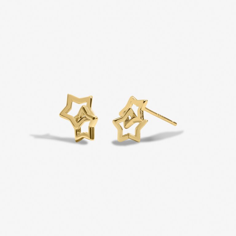 Forever Yours 'Hip Hip Hooray' Earrings In Gold-Tone Plating