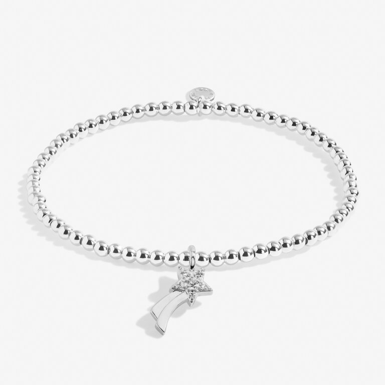 Children's Christmas A Little 'Happy Christmas' Bracelet in Silver Plating