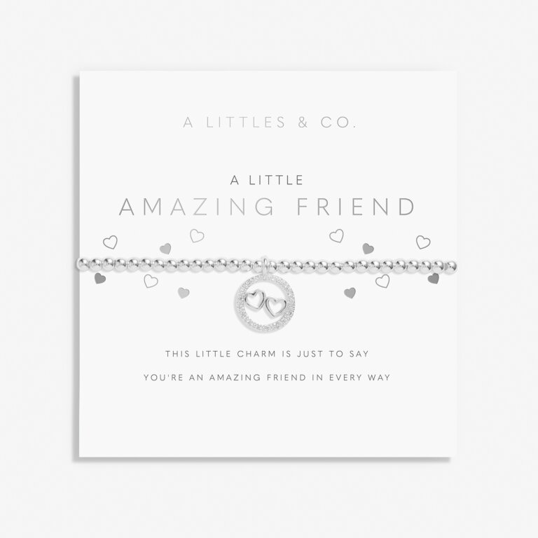 Children's A Little 'Amazing Friend' Bracelet in Silver Plating