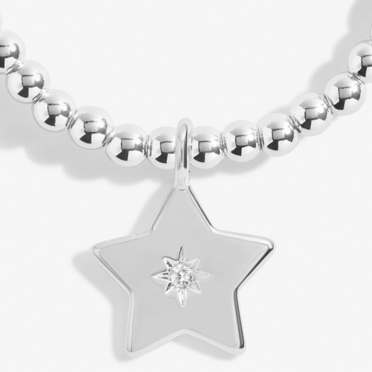 Kid's Christmas A Little 'Christmas Wish' Bracelet in Silver Plating
