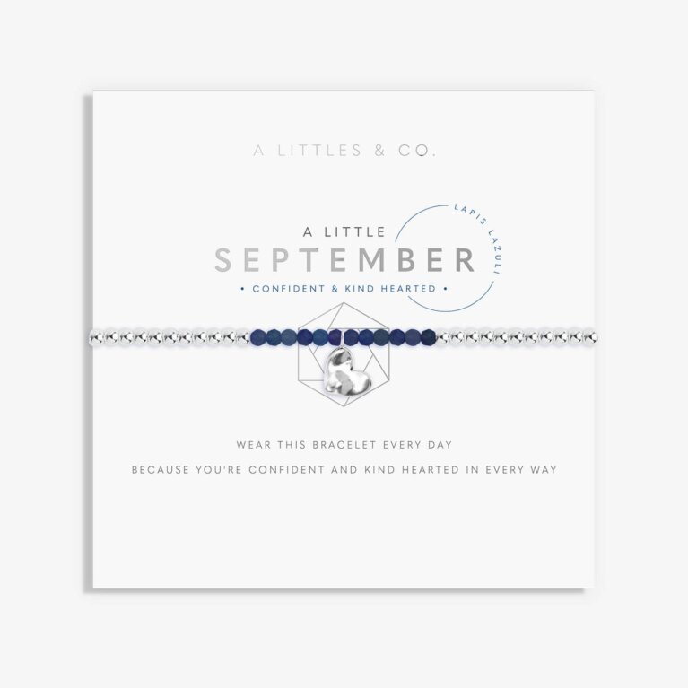 A Little Birthstone 'September' Lapis Bracelet
